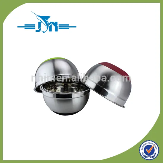 Mixing Bowls Standard Weight Stainless Steel, Mirror Finish, 3/4, 11/2, 3, 4, 5, and 8 Qt. (Set of 6)