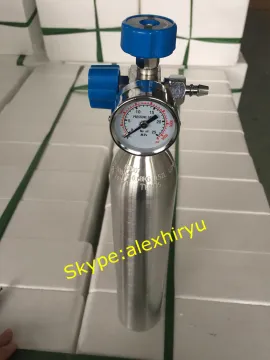 Medical Aluminum Oxygen Gas Cylinder Portable Oxygen Bottle