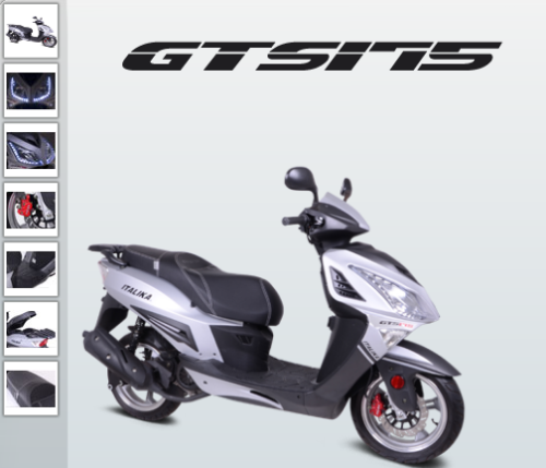 GTS175 Motosikal alat ganti