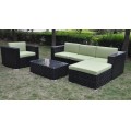 Furniture of rattan big round wicker sofa set