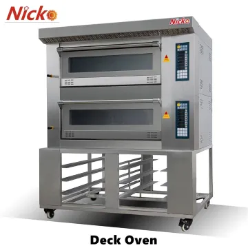 China Best Quality Full Stainless Steel 2 Decks 4 Trays Gas Electric Baking Oven