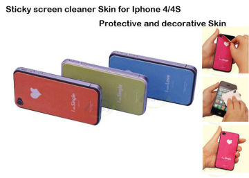 Eco Friendly, Recycle And Eu Standard Iphone Sticky Screen Cleaner With Multi-function For Lcd