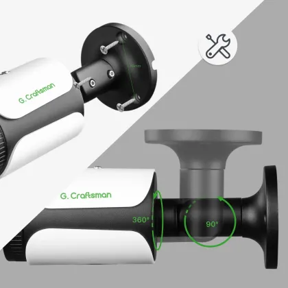 POE IP Bullet Camera 360 Degree Panoramic Surveillance