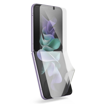 Premium HD Clear Full Cover TPU PET Hydrogel Soft Nano Film Flexible Screen Protector for Galaxy Z Flip 3/4/5/6 5G