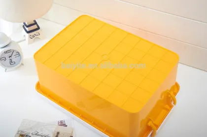 useful plastic storage box for household