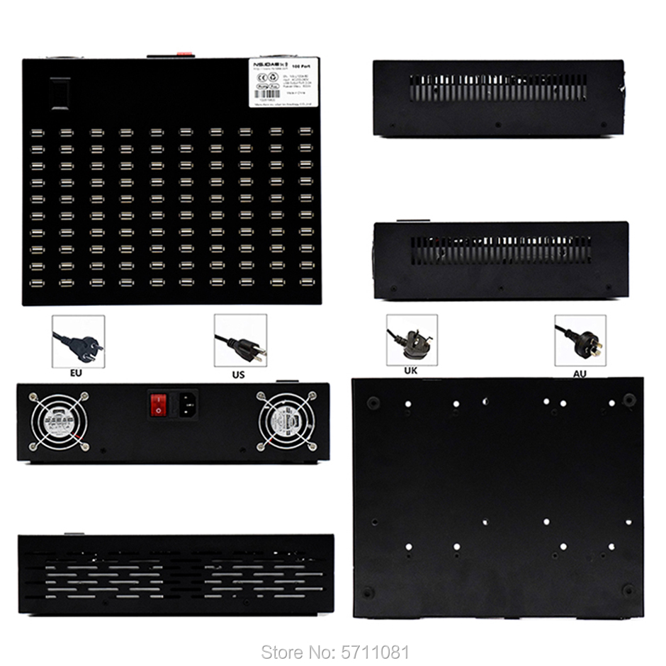 Smart Display 100-Port-USB-Ladegerät