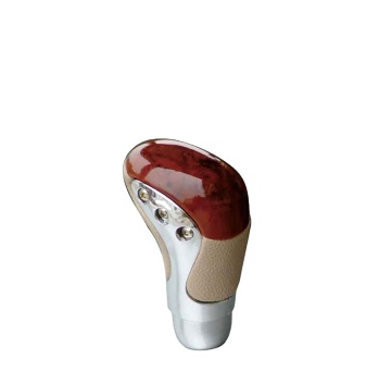 Automatic Leather Diamond Crystal Gear Shift Knob with Blue LED - CarFu Car Accessories