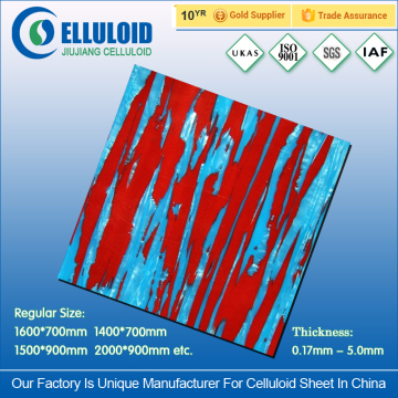 High grade musical instruments decorative materials of celluloid sheets