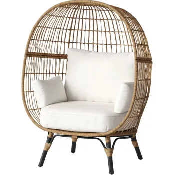 Hot Sell Outdoor Hanging Rattan Egg Chair - Leisure Wicker Patio Swing Chair