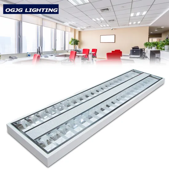Surface Mounted LED Troffer Fixture T8 Grids Protection Recessed Office Linear Grille Lamp" 

However, to make it more concise and SEO-friendly, you might consider:

"LED Troffer Fixture T8 Grids Surface Mounted Recessed Office Lamp