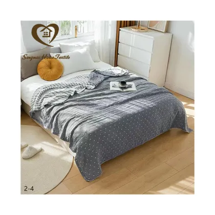 Popular 100% Cotton Towel Quilt Blanket for Summer