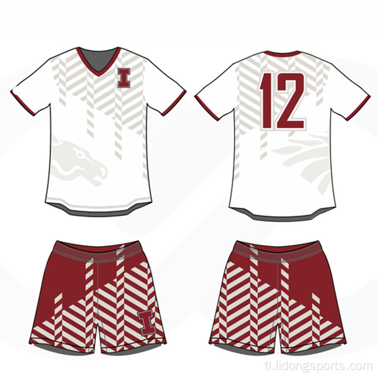 Soccer Jerseys Sublimation Pagpi -print ng mga pasadyang shirt ng football
