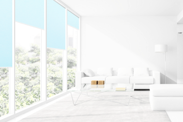 Upholsteri Roller Blind Dicelup Kain Teduhan Tirai Polos