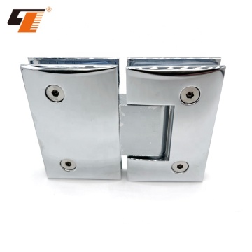 Factory Direct Brass Shower Glass Door Hinge for Interior Glass to Glass Folding Arc Edge
