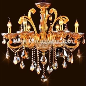 Luxury design modern indoor crystal chandelier light