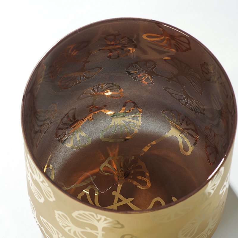 Q're 24K pure gold crystal singing bowl