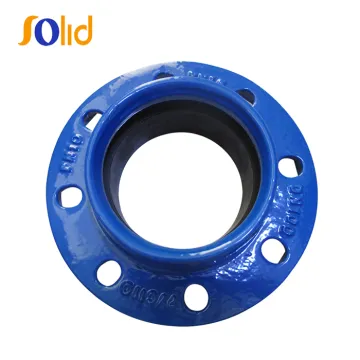Ductile Iron Quick flange adaptor for HDPE PVC pipe