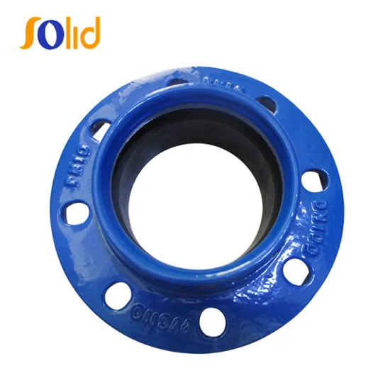 Ductile Iron Quick flange adaptor for HDPE PVC pipe
