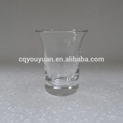 Handblown Glass Type 30ml Unique Fine Clear Shot Glass Barware Cup