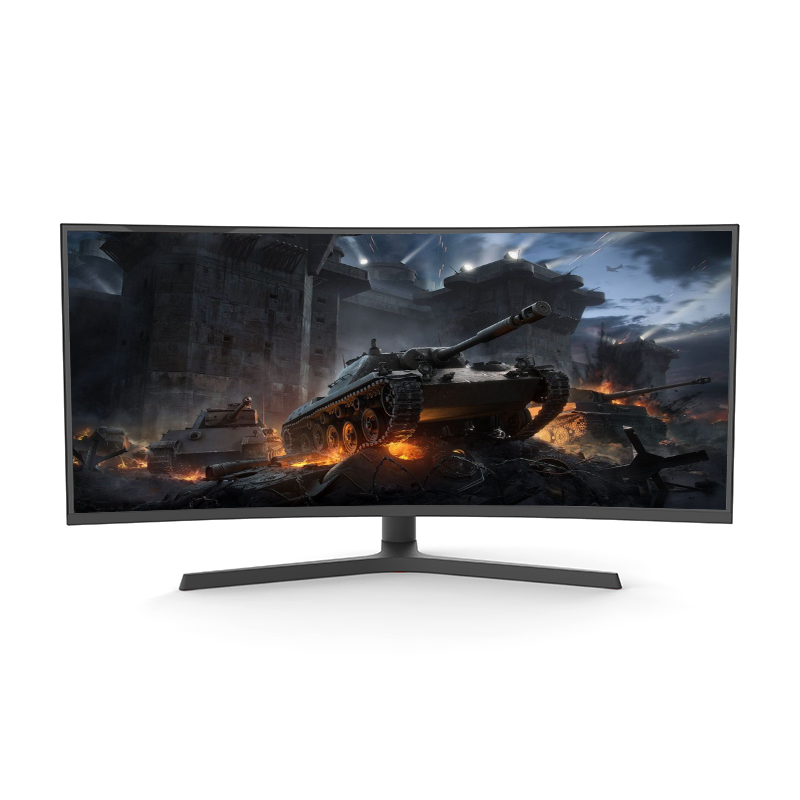 4K100HZ 21: 9 3440 * 1440P LED PC مراقب 34 بوصة المنحنية العريضة، IPS الكمبيوتر مراقب 34 بوصة