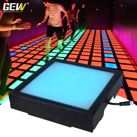 Wholesale 30x30cm Wired Interactive RGB LED Dance Floor for Kids