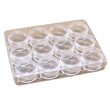 SP52 Model 5G 12-Pill PS Round Sealed Bottle for Liquid Medicine and Makeup Storage