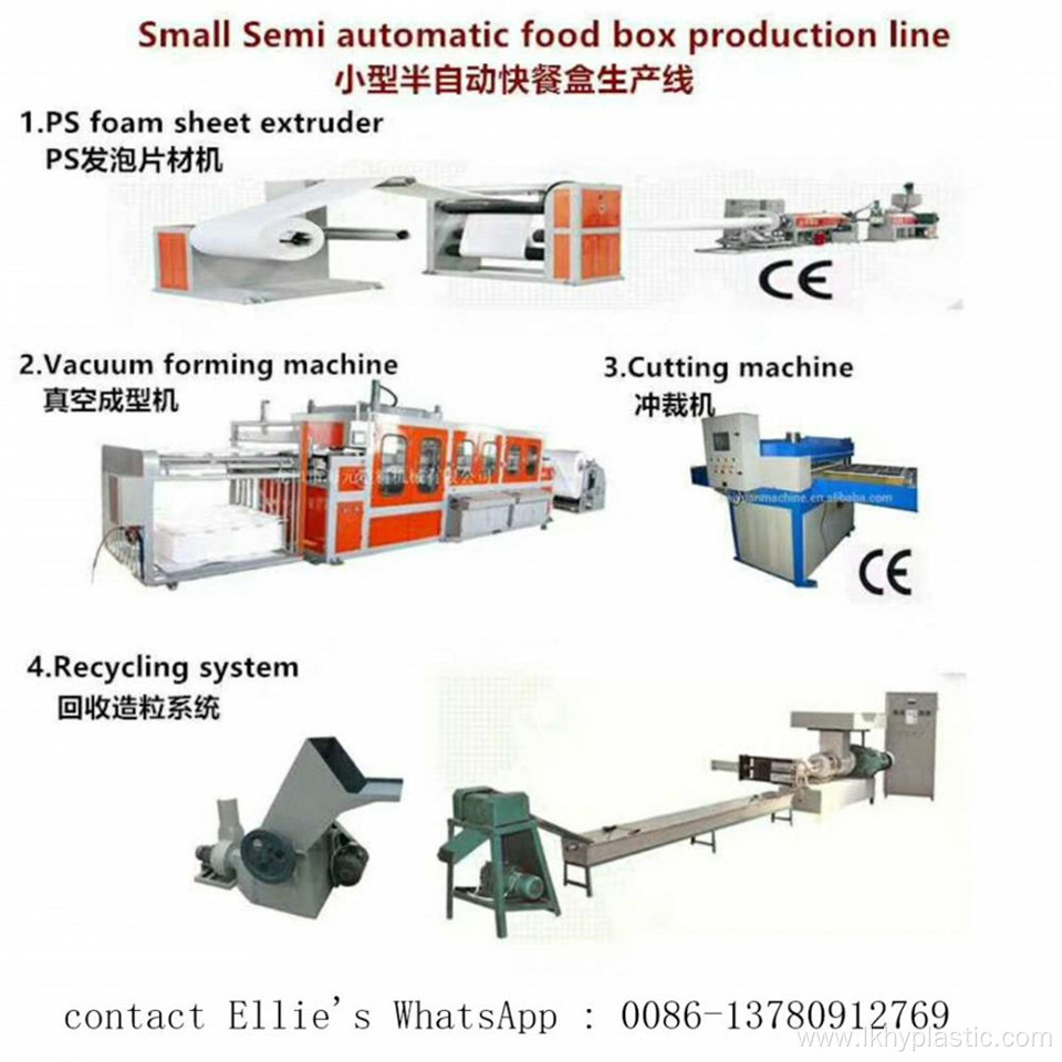 Foam Dish Tray Making Machine