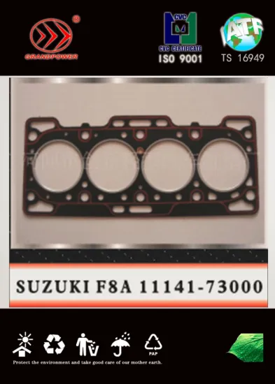 Professional sale rubber gasket cylinder head for Suzuki F8A 1114173000
