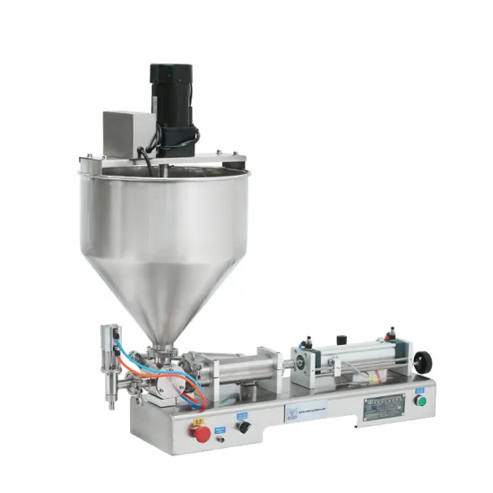 Factory Price Semi-Automatic Cream Paste Filling Machine with Heater Mixer