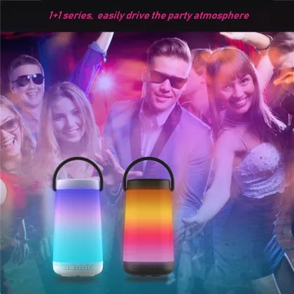 Colorful Dazzle Lights Wireless Bluetooth Speaker