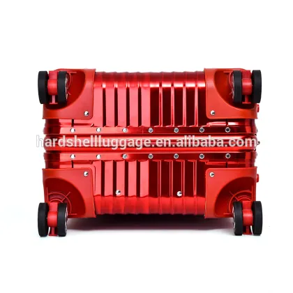 metal al-mg alloy luggage suitcase
