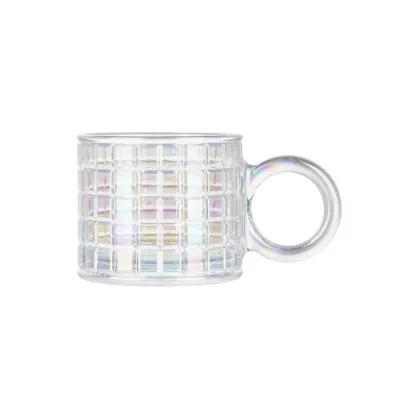 Glass Mug with Handle: A Luxurious Pyrex Glass Water Cup and Coffee Cup