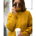 Pull oversize oversize en tricot pour femmes