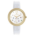 Diamantes de acero inoxidable Reloj de Reloj Case Lady's