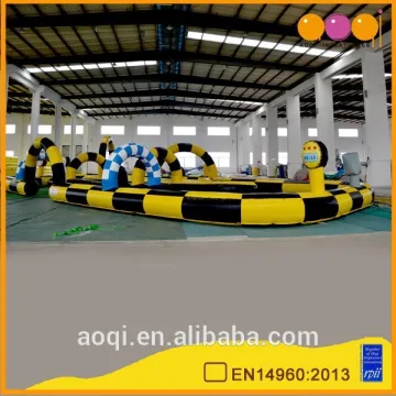AOQI inflatable toy inflatable racing track indoor inflatable race track interesting race car tracks for kids