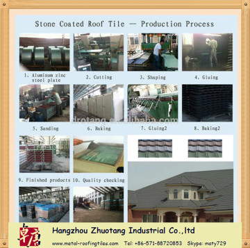 Building Decr Roofing Metal Tiles And Sun Stone Coated Roof Shingles