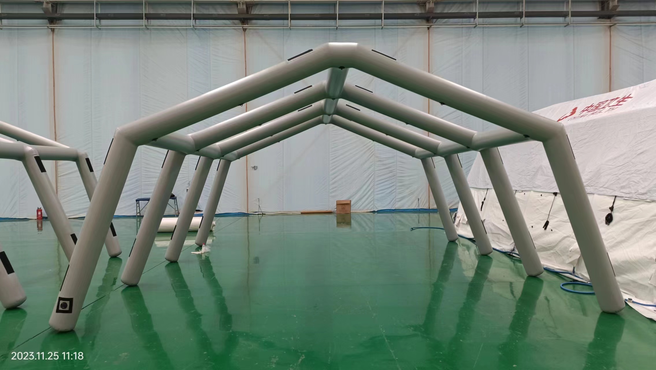 inflatable frame.