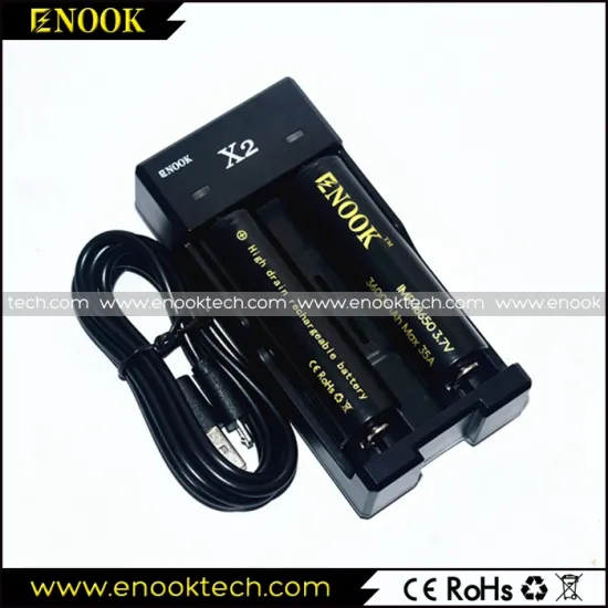 Enook X2 USB battery charger for 18650