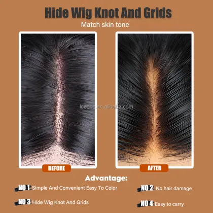 Natural Look Private Label Wig Dye Pen - Washable Hair Dye Pen Stick with Brush