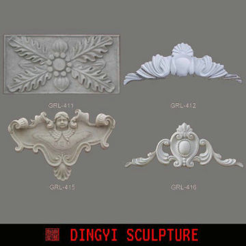 Exterior Decorative Door Trim Moulding , Roman Grc Crown Molding