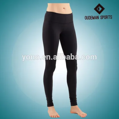 Woman's slim custom yoga pants fitness leggings