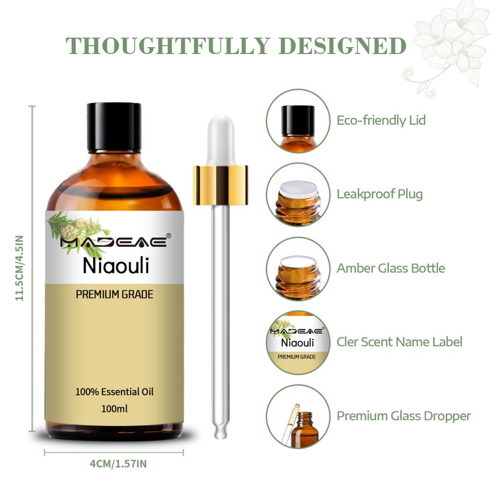 High Quality 100% Pure Natural Therapeutic Grade Organic Niaouli Oil For Skin Care