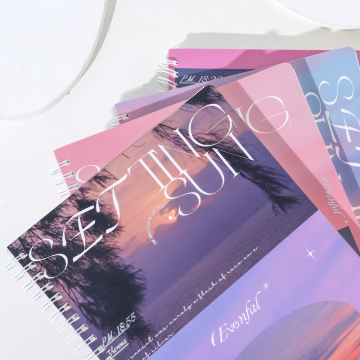 Joytop 000009 Twilight Time Spiral B5 Lined Notebook