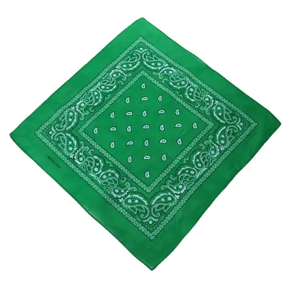 Printed Paisley Multifunctional Sports Neckerchief Headscarf Bandana