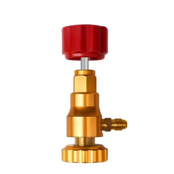 Modulating Control Bottle for Auto Air-Conditioning with Dispensing Valve for R22, R314a, and 1234yf Refrigerants (Copper)