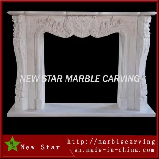 White Marble Fireplace Mantel Fireplace Surround