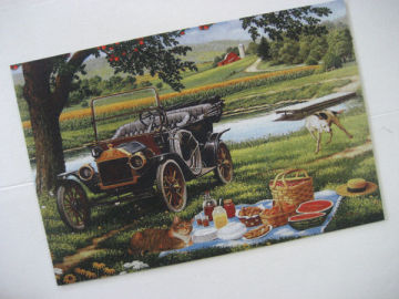 Printed Rubber Outdoor Door Mat With Beautiful Picture Pattern For Home, Hotel Decor