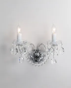 European Style Modern Luxury Villa Crystal Wall Lamps
