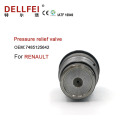 7485125642 Válvula de alivio de presión del ferrocarril común para Renault