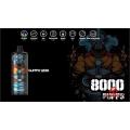 Compacto sabroso gran bocanado vape 8000puffs